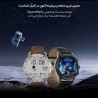 ساعت هوشمند طرح چرم مدل C70N4 Premium
